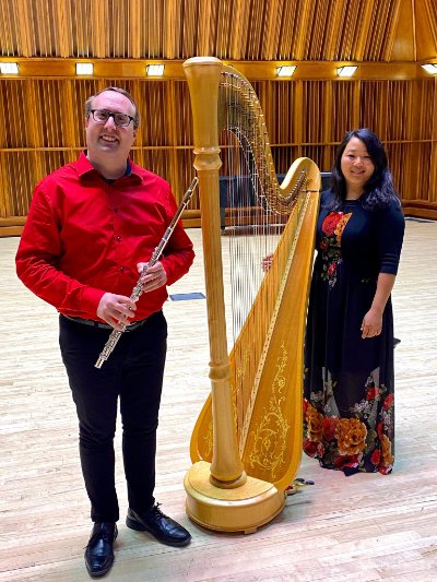 Faculty Artist Recital: James Thompson, flute, with Joanne King, harp, and Andrew Lenhart, piano